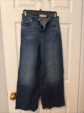 7 For All Mankind Wide-Leg Jeans in Dark Indigo